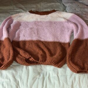 Colorblock Knit Sweater